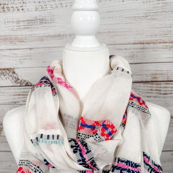 Stella & Dot Cora Multicolor Lightweight Scarf, EUC, One size, MSRP $69 - Picture 7 of 11